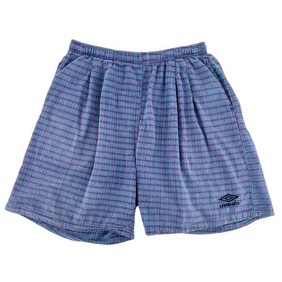 90s Umbro plaid shorts 1990s vintage - Picture 1 of 7
